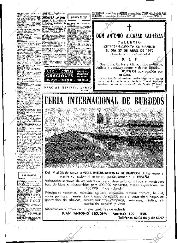 ABC MADRID 28-04-1979 página 84