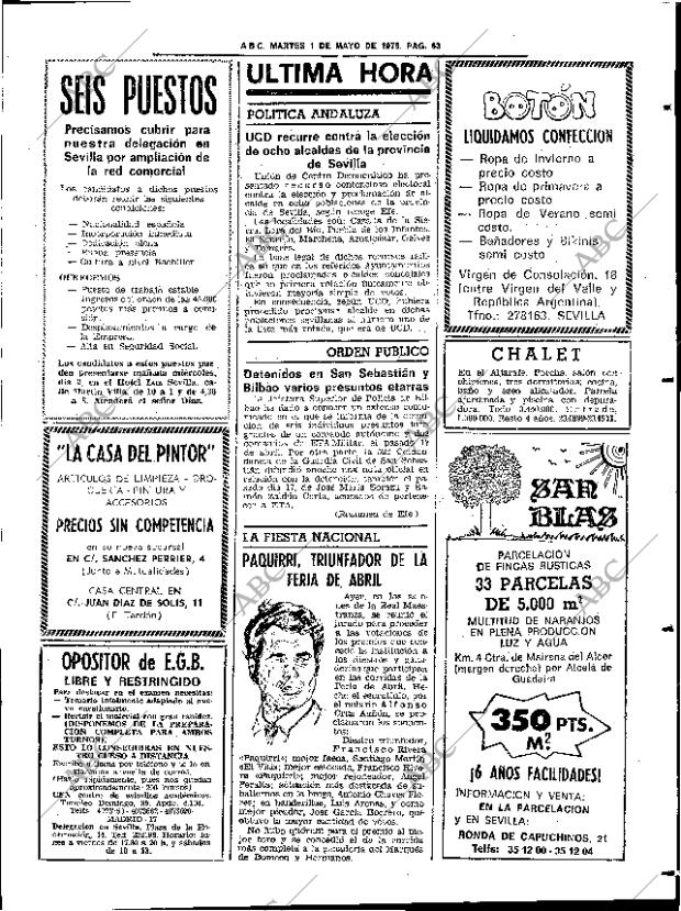 ABC SEVILLA 01-05-1979 página 79