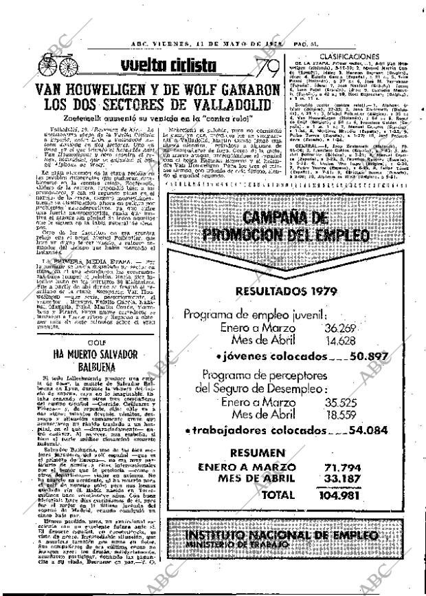ABC MADRID 11-05-1979 página 71