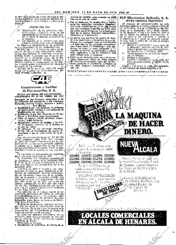 ABC MADRID 13-05-1979 página 61