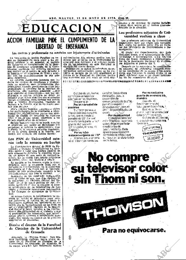 ABC MADRID 15-05-1979 página 43