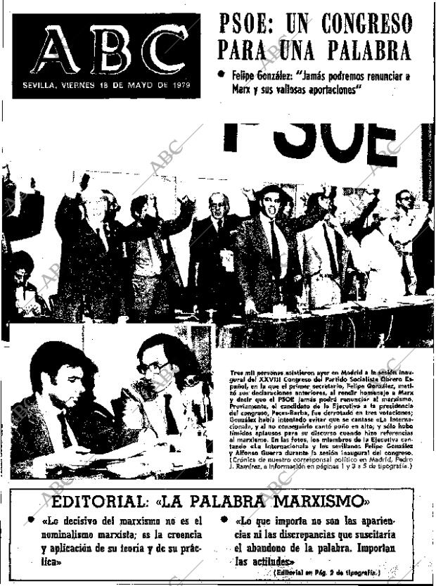 ABC SEVILLA 18-05-1979 página 1