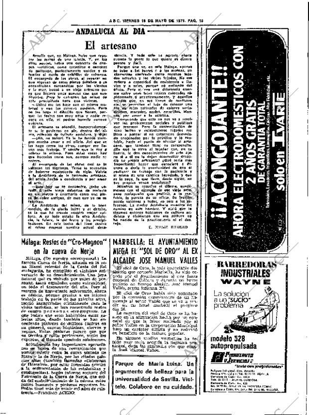 ABC SEVILLA 18-05-1979 página 27