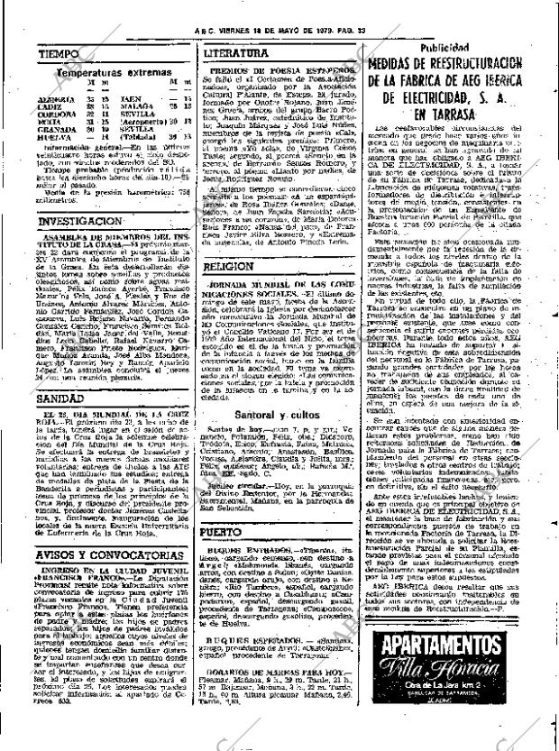 ABC SEVILLA 18-05-1979 página 45