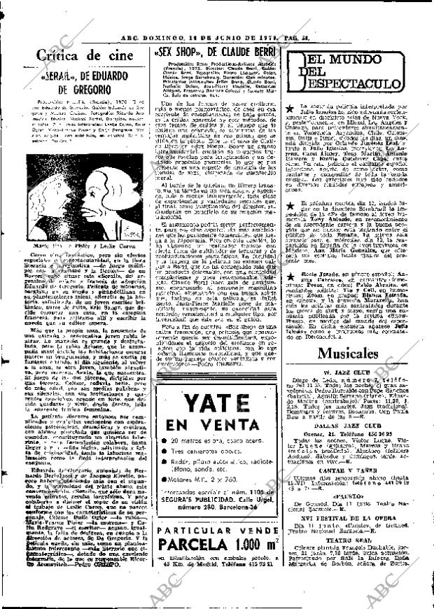 ABC MADRID 10-06-1979 página 70
