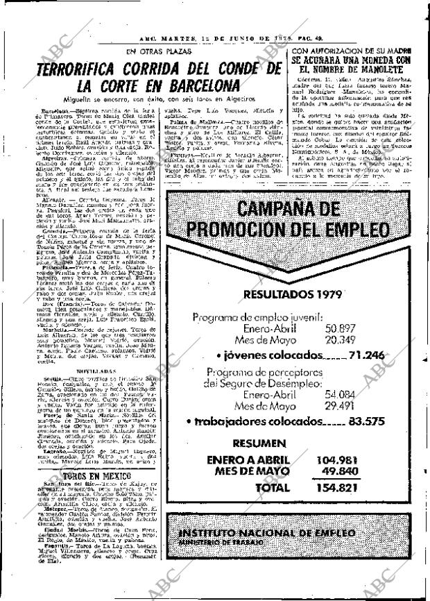 ABC MADRID 12-06-1979 página 69