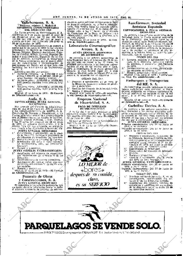 ABC MADRID 14-06-1979 página 63