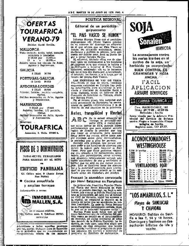 ABC SEVILLA 19-06-1979 página 20