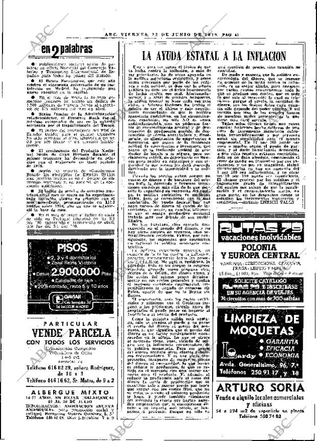 ABC MADRID 22-06-1979 página 61