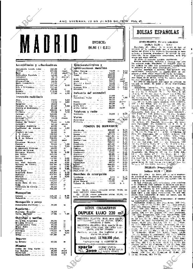 ABC MADRID 22-06-1979 página 63