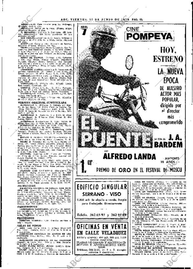 ABC MADRID 22-06-1979 página 81