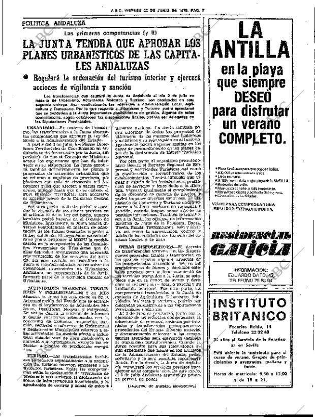 ABC SEVILLA 22-06-1979 página 23