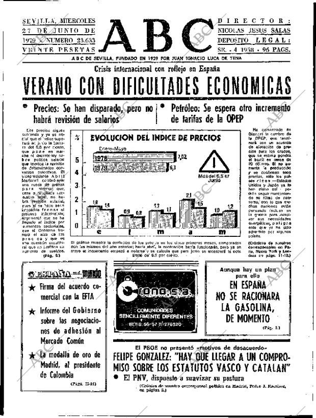 ABC SEVILLA 27-06-1979 página 17