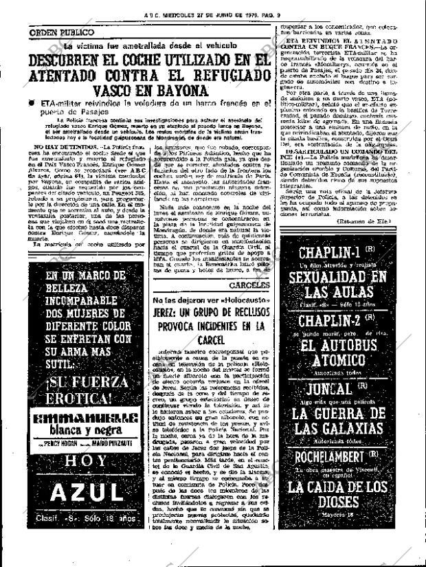 ABC SEVILLA 27-06-1979 página 25