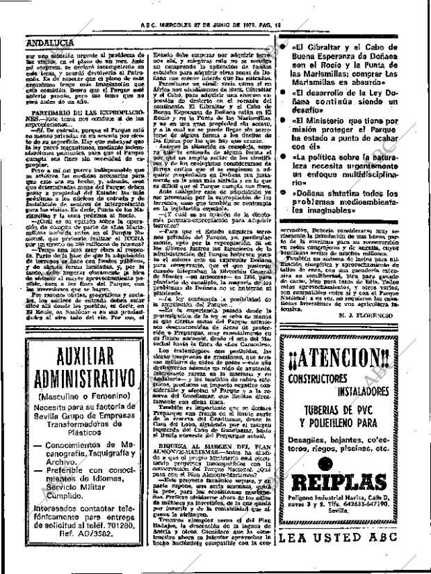 ABC SEVILLA 27-06-1979 página 35