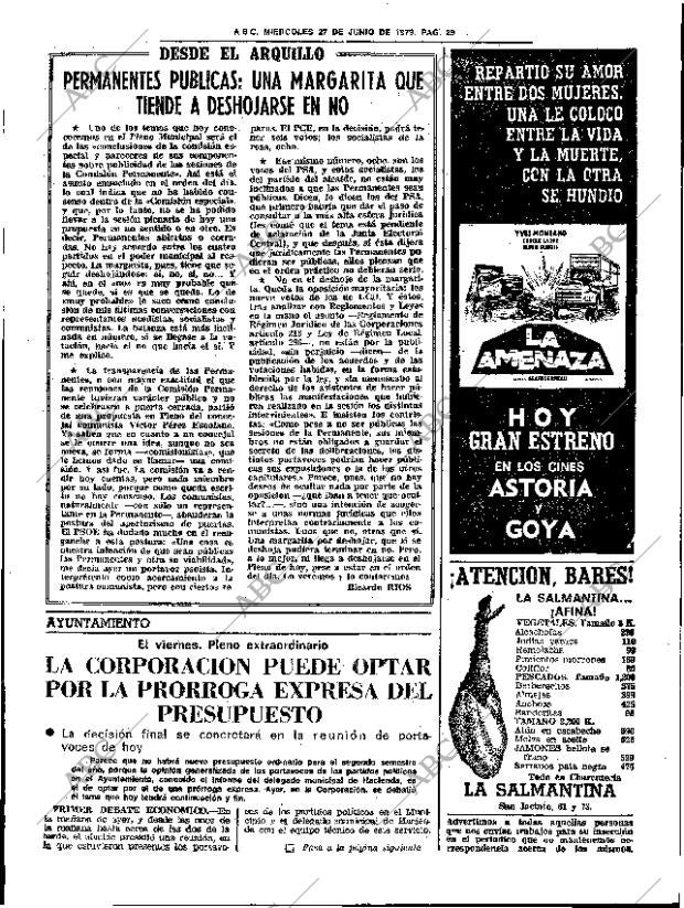 ABC SEVILLA 27-06-1979 página 45