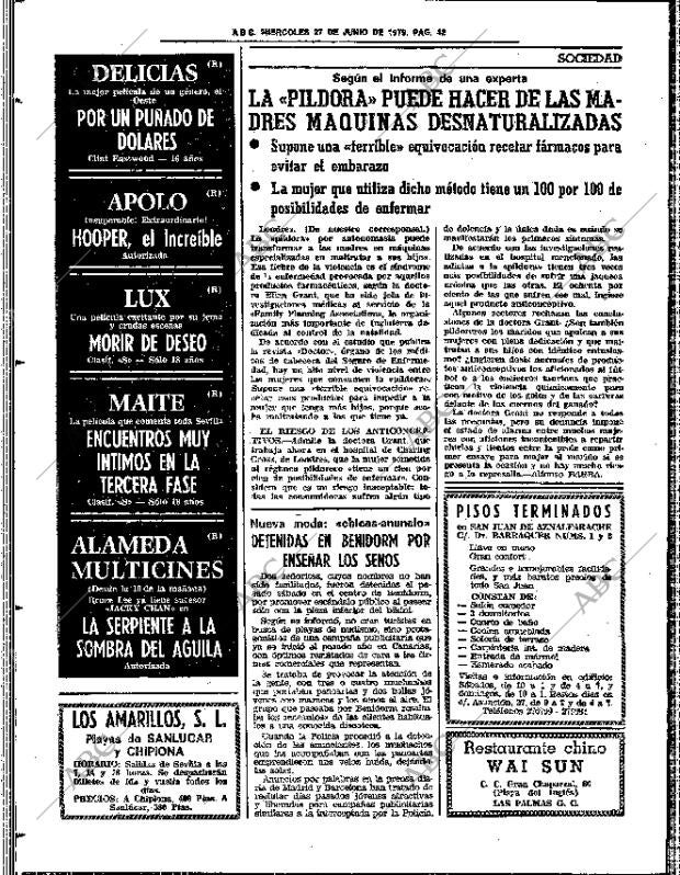ABC SEVILLA 27-06-1979 página 58