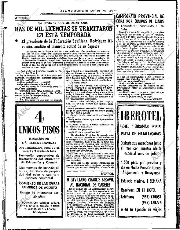 ABC SEVILLA 27-06-1979 página 64