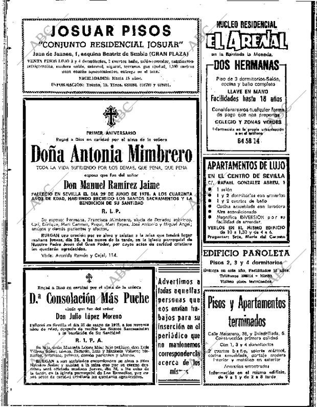 ABC SEVILLA 27-06-1979 página 76