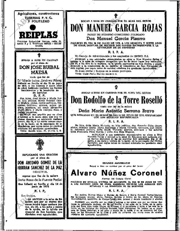 ABC SEVILLA 27-06-1979 página 78