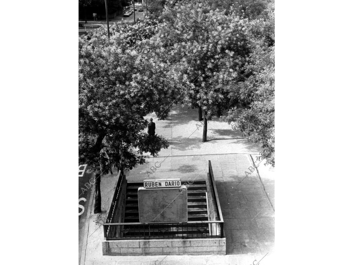 Vista de la estación de metro Ruben Dario Archivo ABC