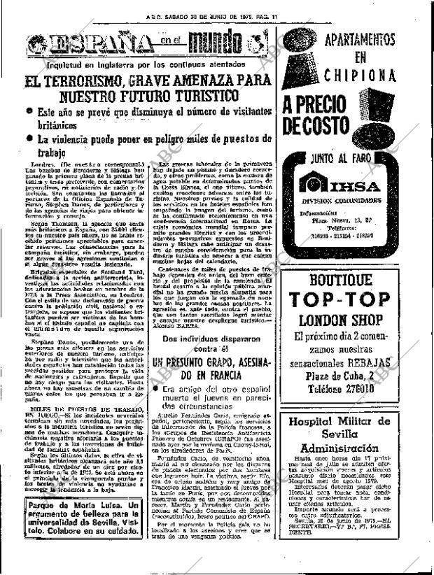 ABC SEVILLA 30-06-1979 página 23