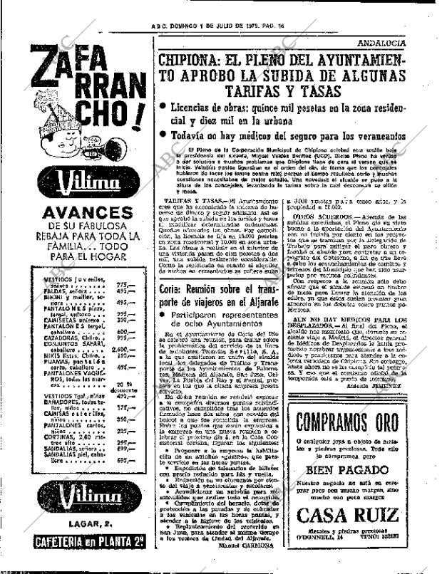 ABC SEVILLA 01-07-1979 página 28