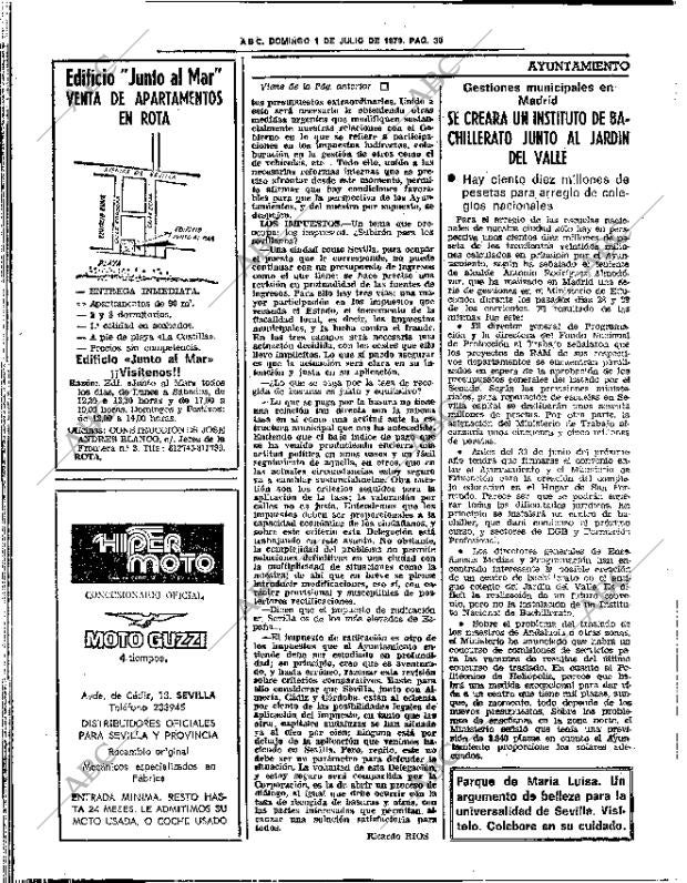 ABC SEVILLA 01-07-1979 página 42