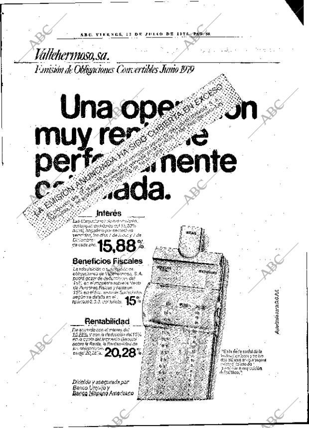 ABC MADRID 13-07-1979 página 62