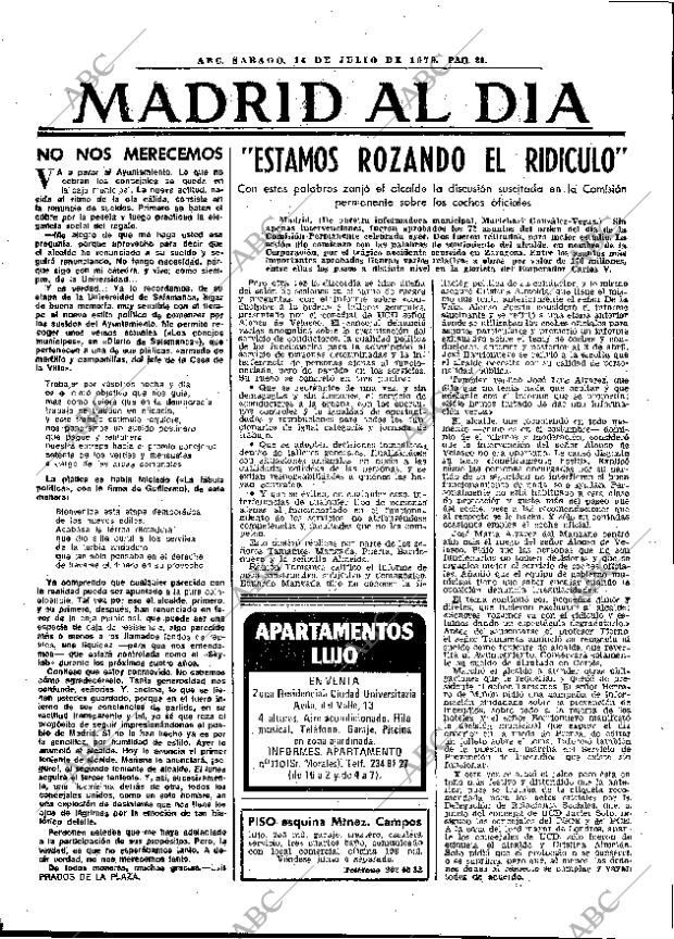 ABC MADRID 14-07-1979 página 29
