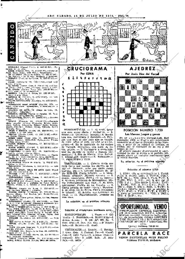 ABC MADRID 14-07-1979 página 58