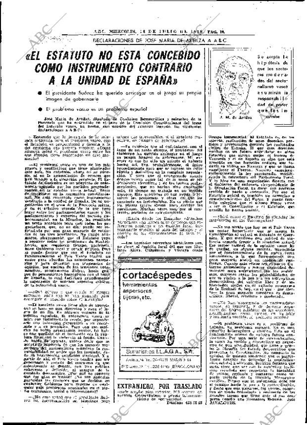 ABC MADRID 18-07-1979 página 22