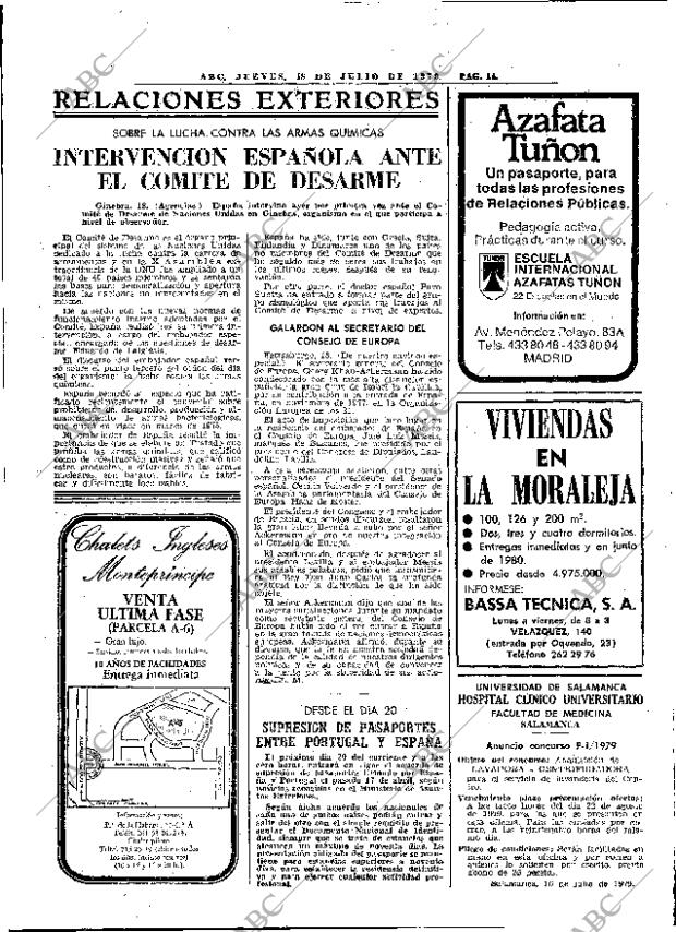 ABC MADRID 19-07-1979 página 22