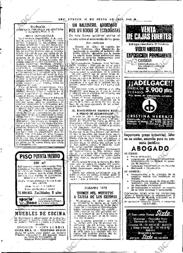 ABC MADRID 19-07-1979 página 52