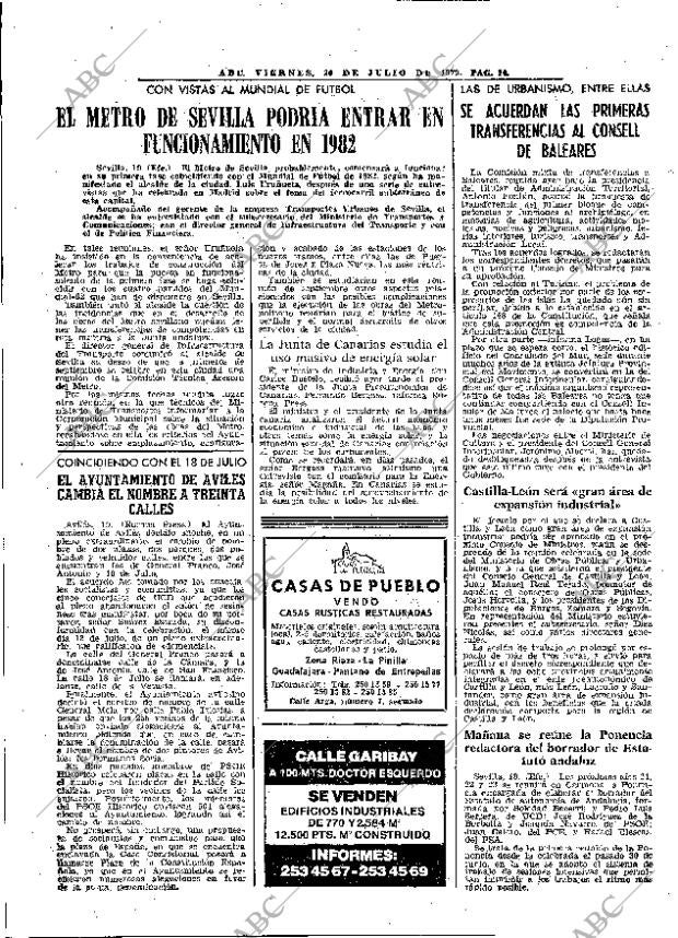 ABC MADRID 20-07-1979 página 26
