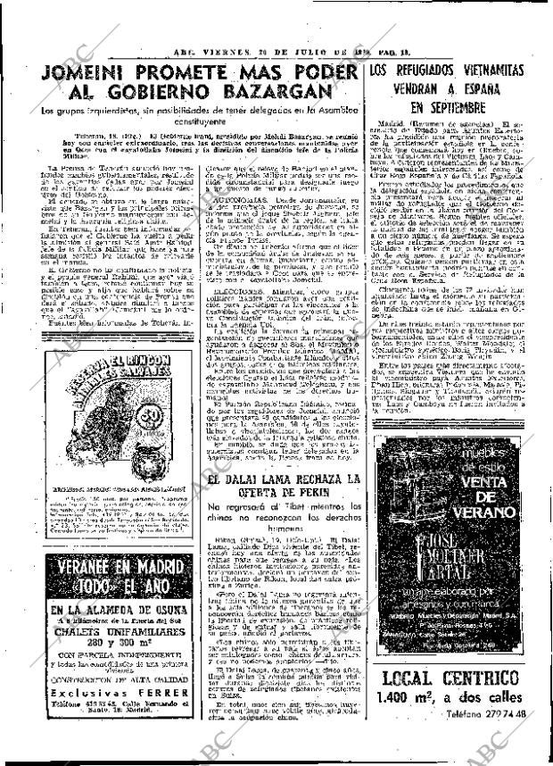 ABC MADRID 20-07-1979 página 30