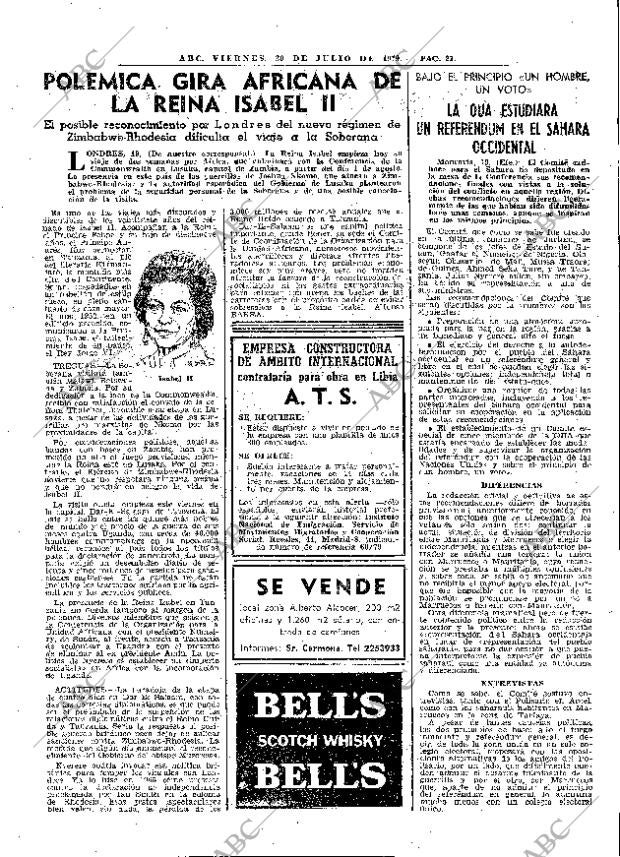 ABC MADRID 20-07-1979 página 33