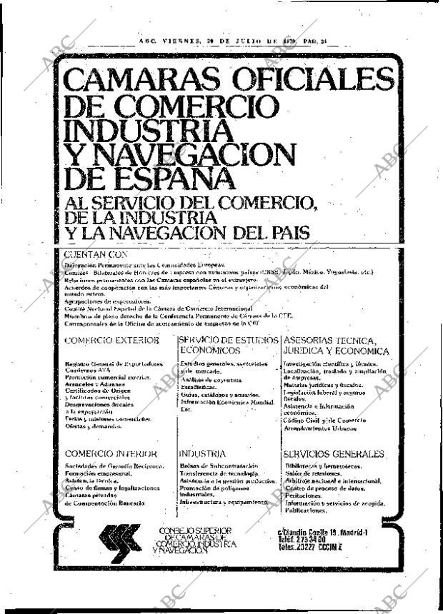 ABC MADRID 20-07-1979 página 36