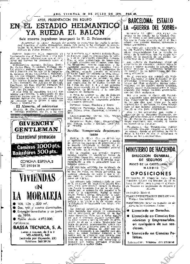 ABC MADRID 20-07-1979 página 60