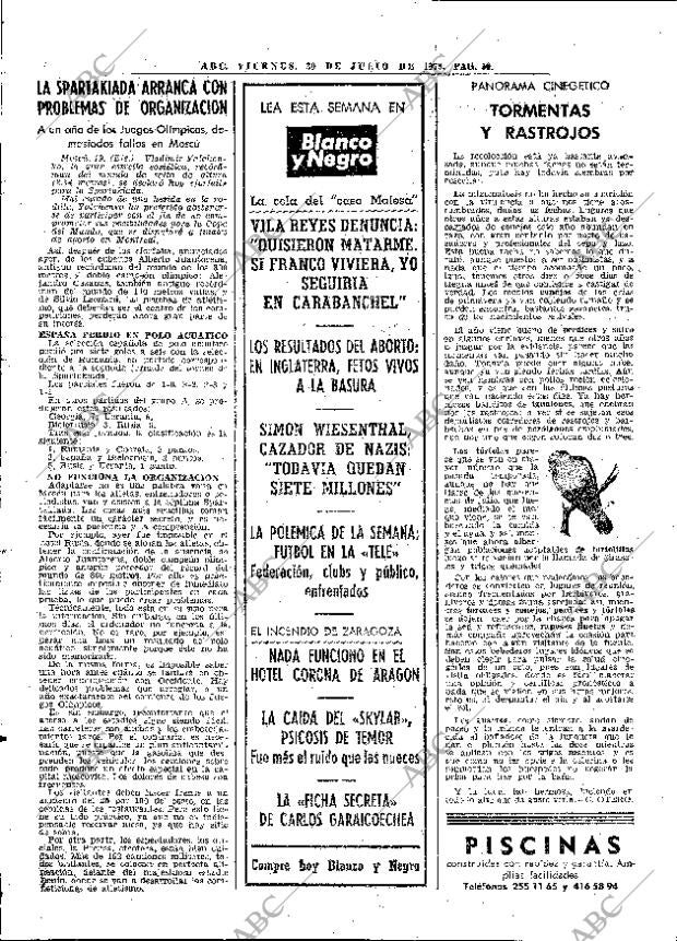 ABC MADRID 20-07-1979 página 62