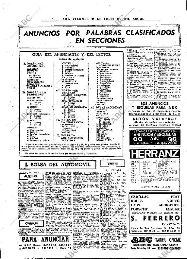 ABC MADRID 20-07-1979 página 71