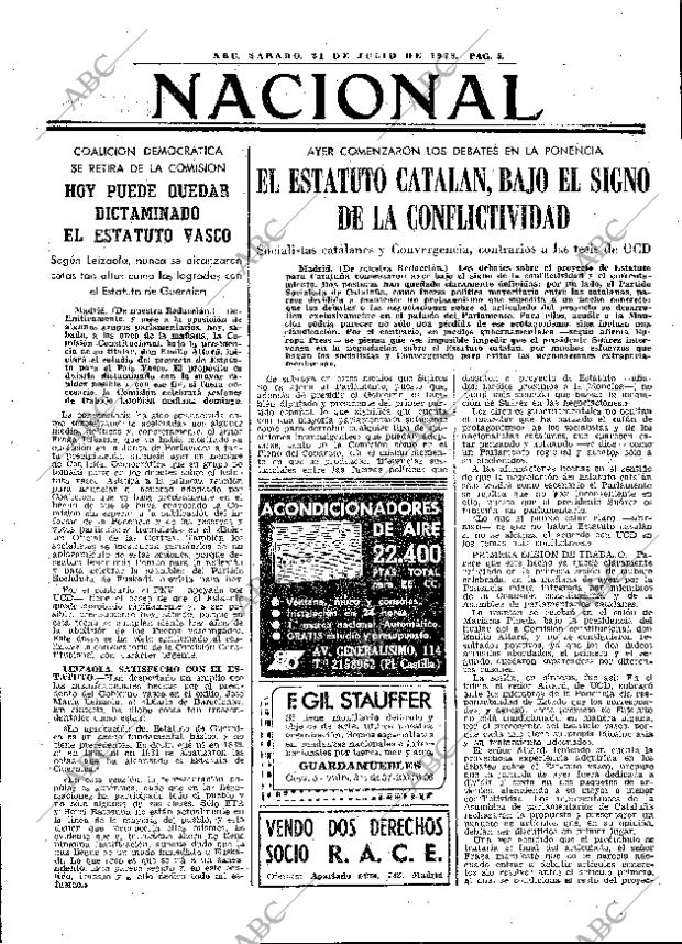 ABC MADRID 21-07-1979 página 13