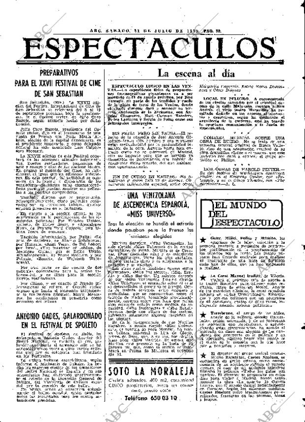 ABC MADRID 21-07-1979 página 47