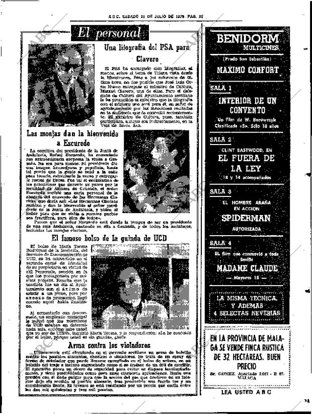 ABC SEVILLA 21-07-1979 página 31