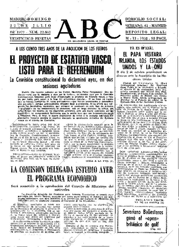 ABC MADRID 22-07-1979 página 13