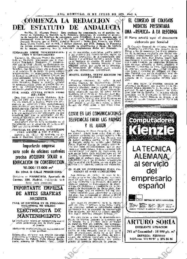 ABC MADRID 22-07-1979 página 21