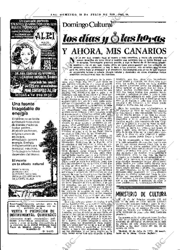 ABC MADRID 22-07-1979 página 36