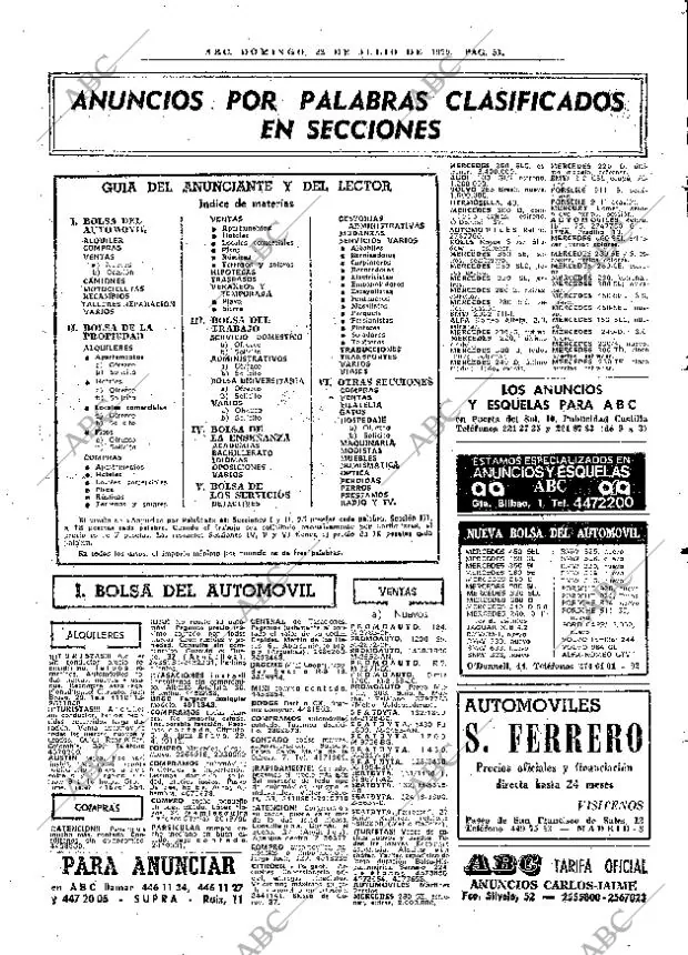 ABC MADRID 22-07-1979 página 63