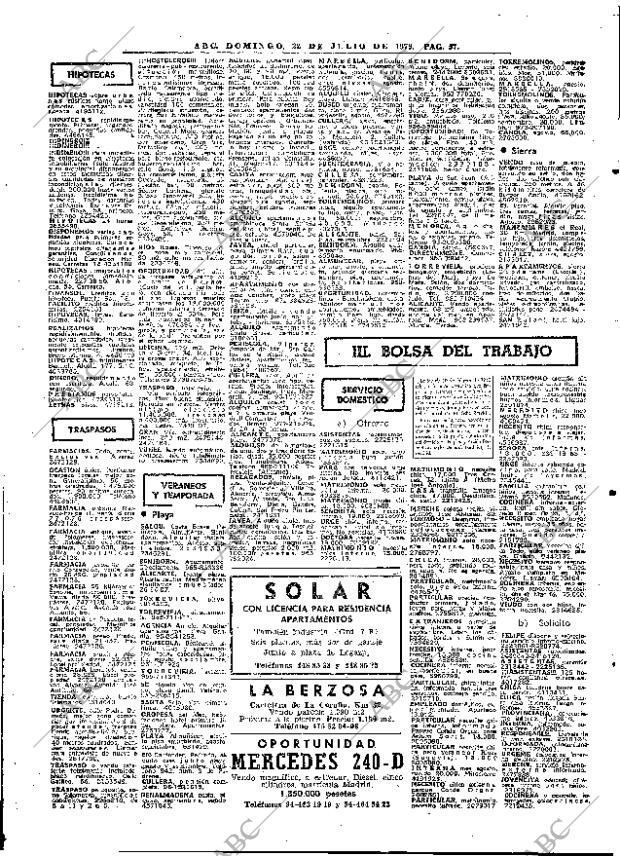 ABC MADRID 22-07-1979 página 69