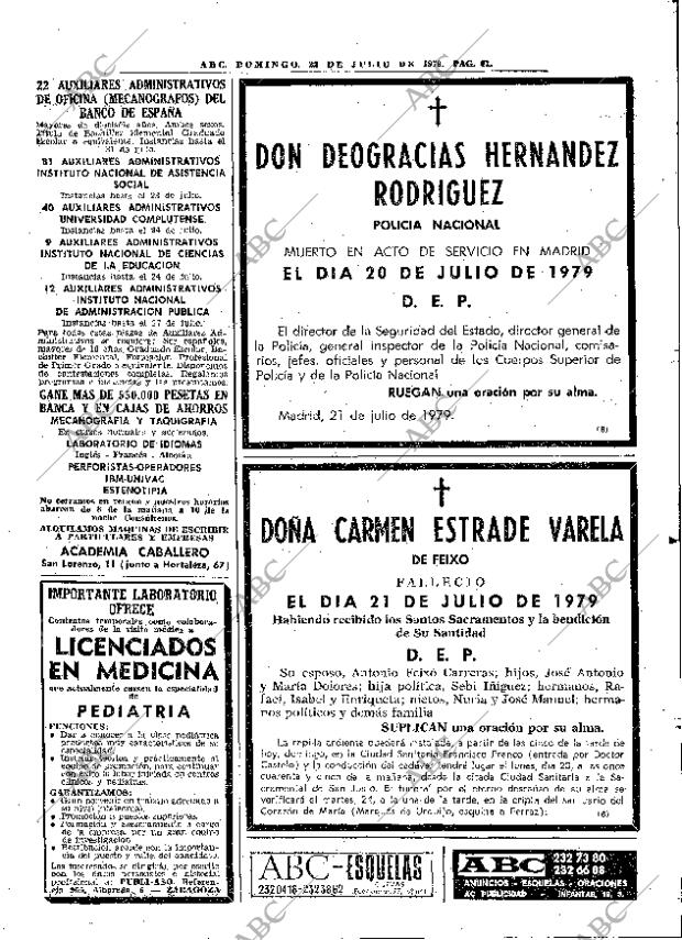 ABC MADRID 22-07-1979 página 73
